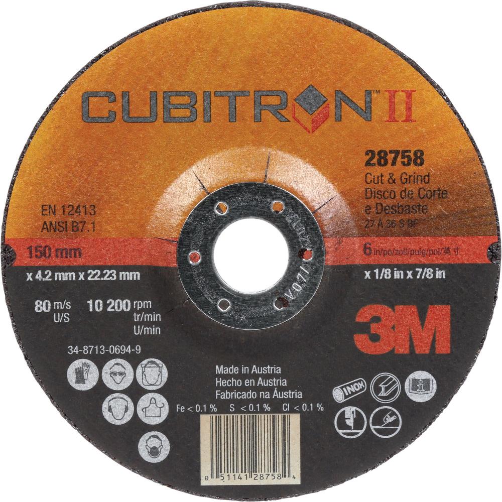Cubitron™ II Cut and Grind Wheel T27