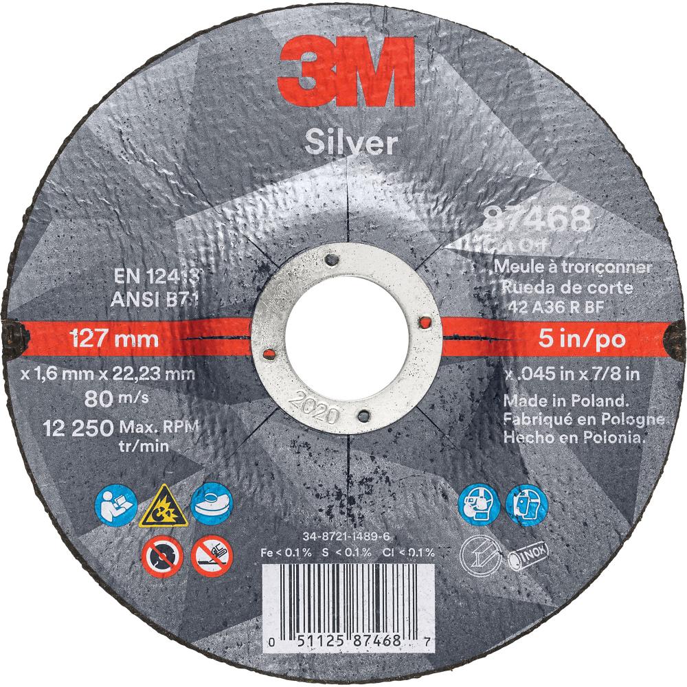 Silver Cut-Off Wheel