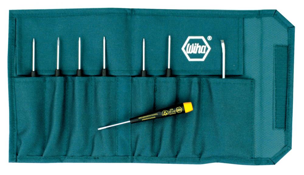 Precision ESD Safe Torx® Screwdriver 8 Piece Set T1-T7 with Chip Lifter
