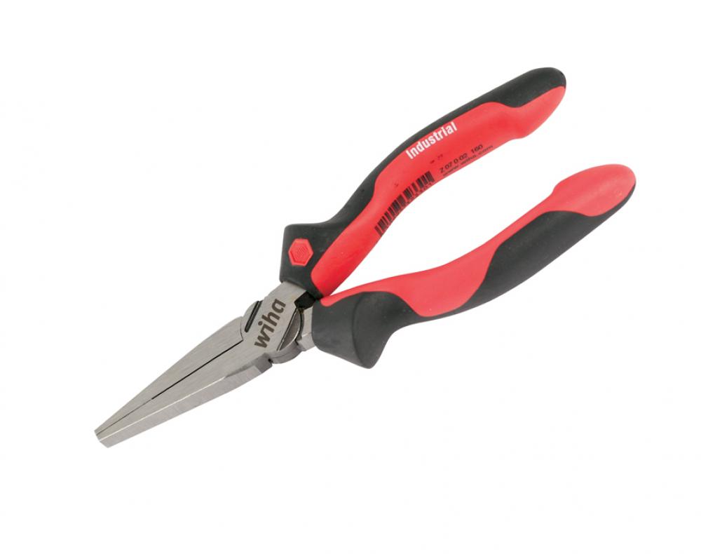 Industrial Soft Grip Flat Nose Pliers 6.3&#34;