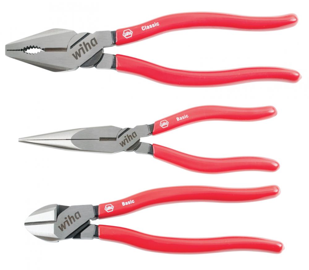 Soft Grip Pliers/Cutters 3 Piece Set