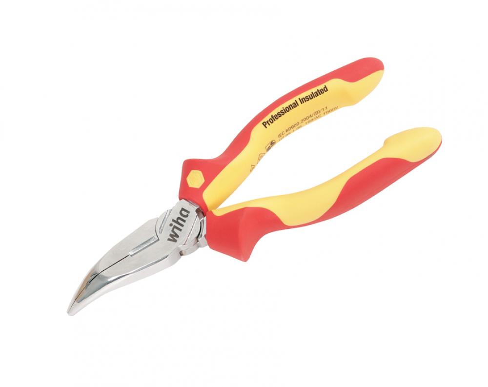 Insulated Bent Nose Pliers 6.3&#34;