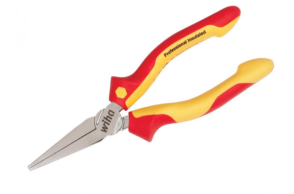 Insulated Long Flat Nose Pliers 6.3&#34;