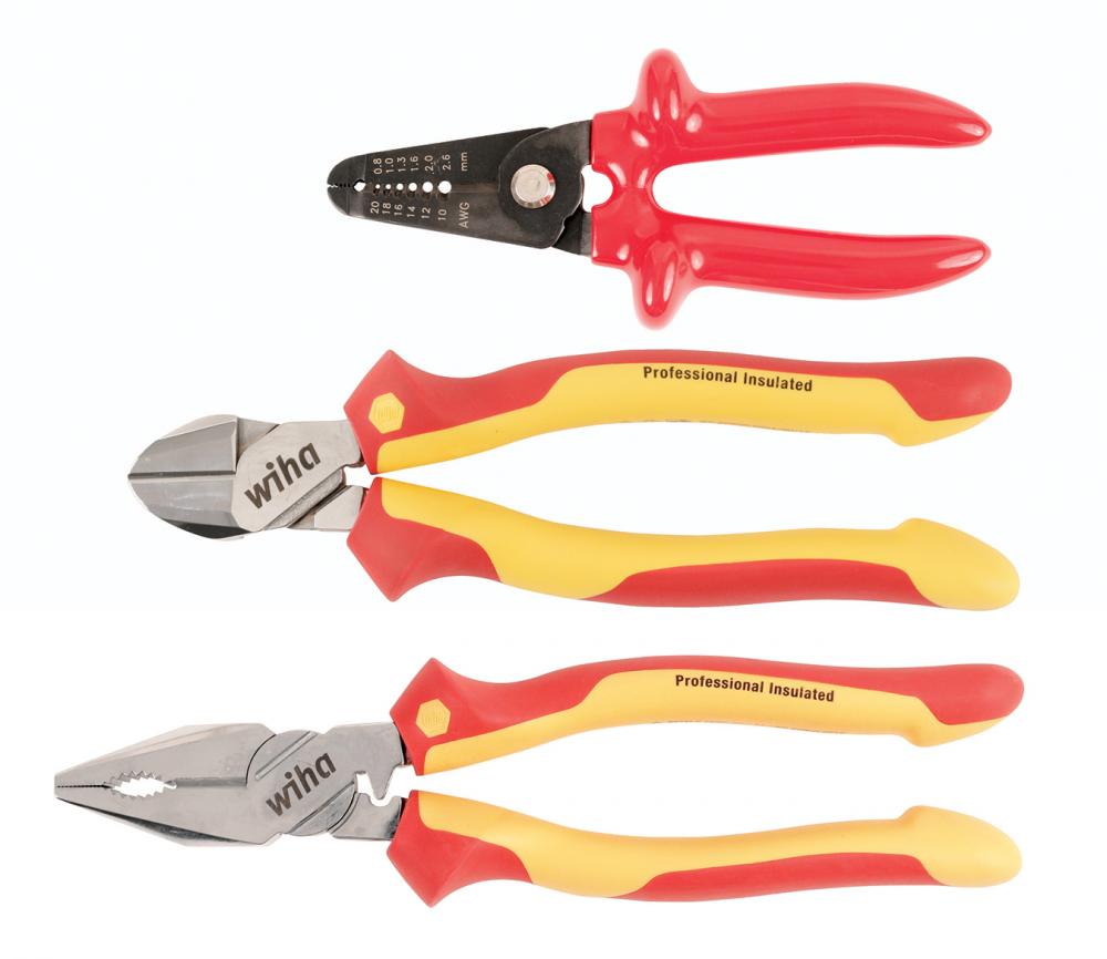 Insulated Pliers & Cutters 3 Pc. Set