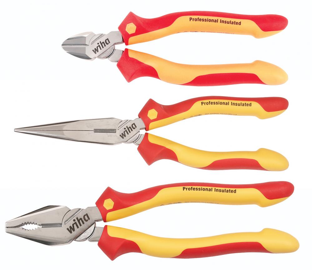 Insulated Pliers & Cutters 3 Pc. Set