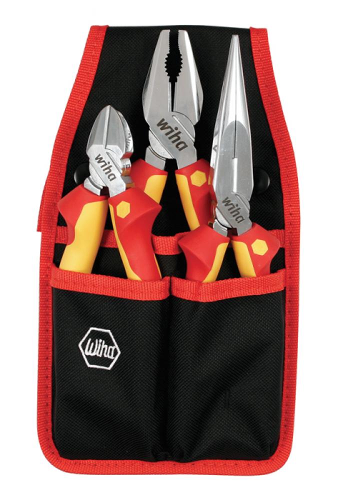 Insulated Pliers/Cutters 3 Piece Set