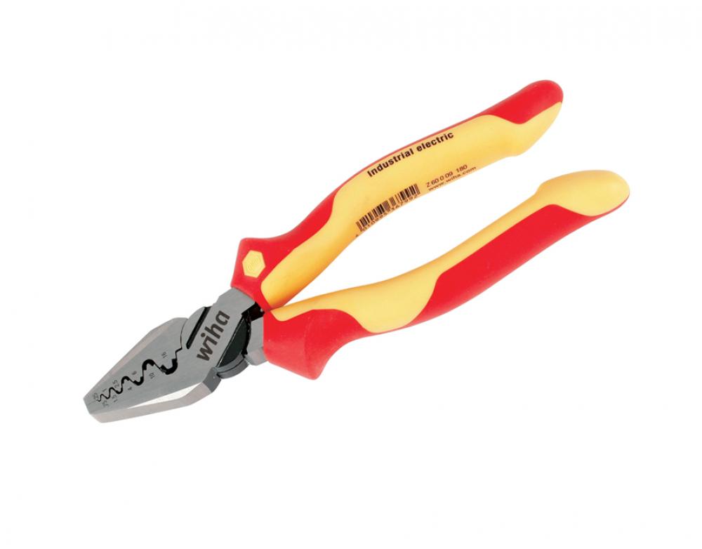 Insulated Industrial Crimping Pliers 7&#34;