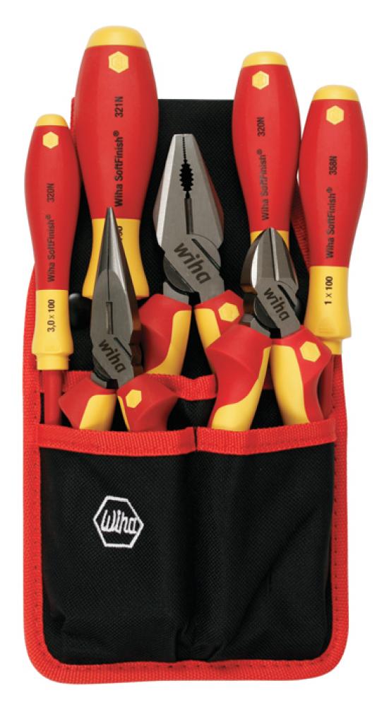 Insulated Industrial Pliers/Cutters and Screwdrivers 7 Piece Set