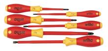 Wiha 32092 - Insulated Slotted/Phillips Screwdrivers 6 Piece Set