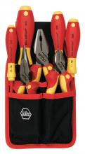 Wiha 32985 - Insulated Industrial Pliers/Cutters and Screwdrivers 7 Piece Set