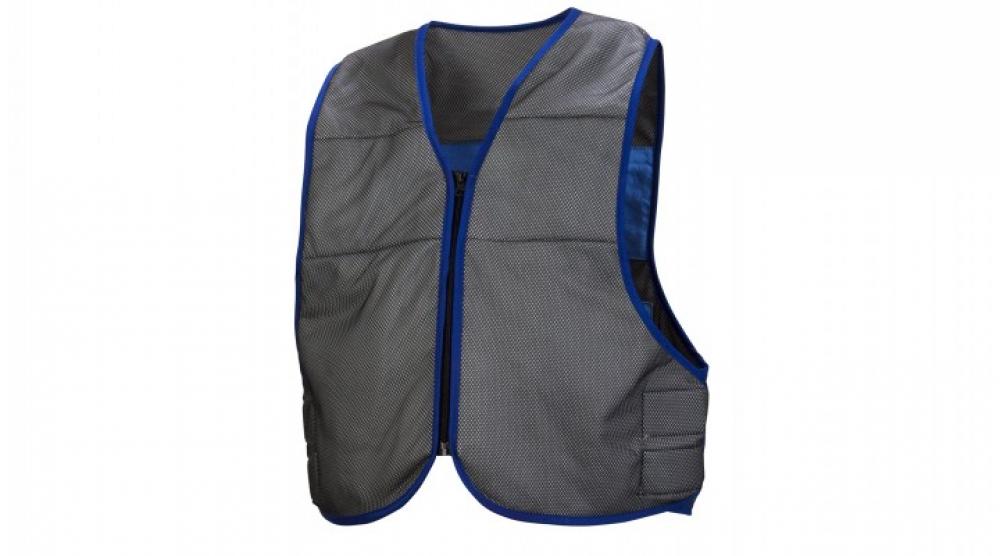 Gray cooling vest size medium adjusts to XL