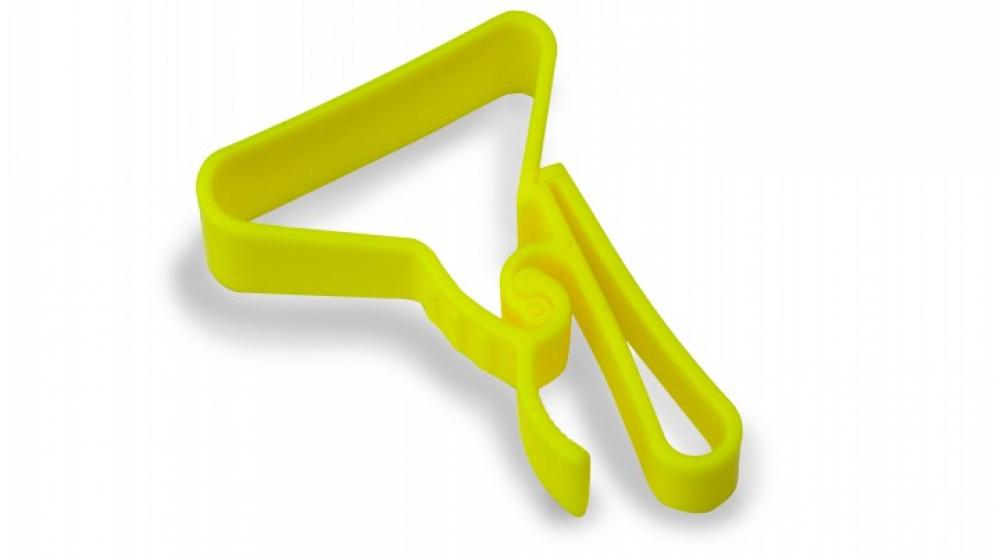 Pyramex Safety -Dielectric Hard Hat Clip-Yellow