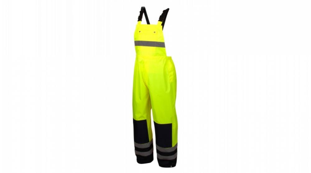 PU/Poly hi vis bib pants - size small