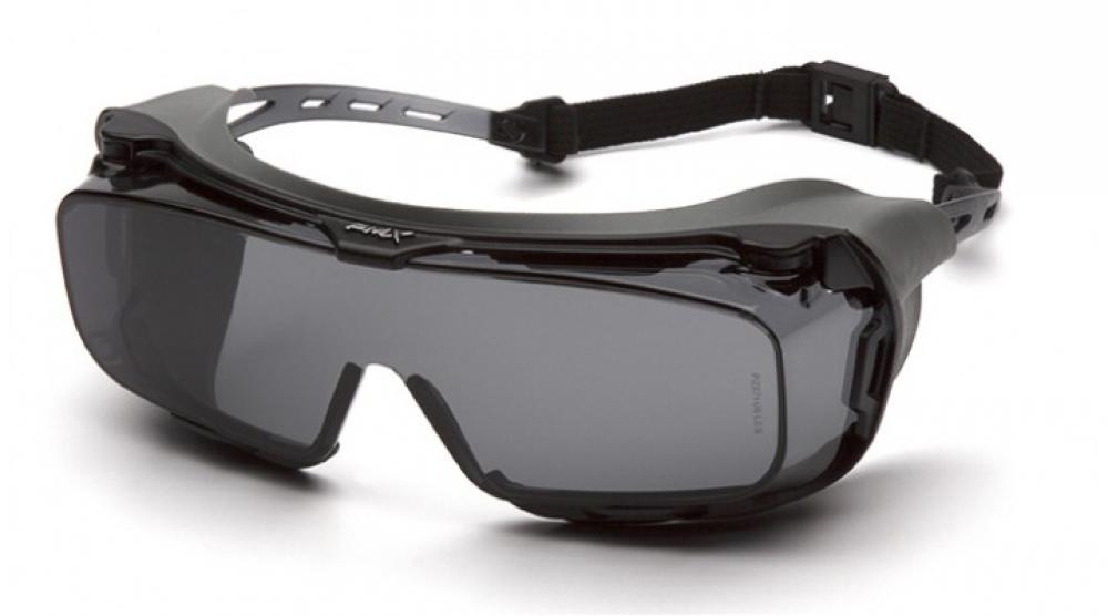 Cappture Plus - Gray Temples/Gray H2X Anti-fog with Rubber Gasket