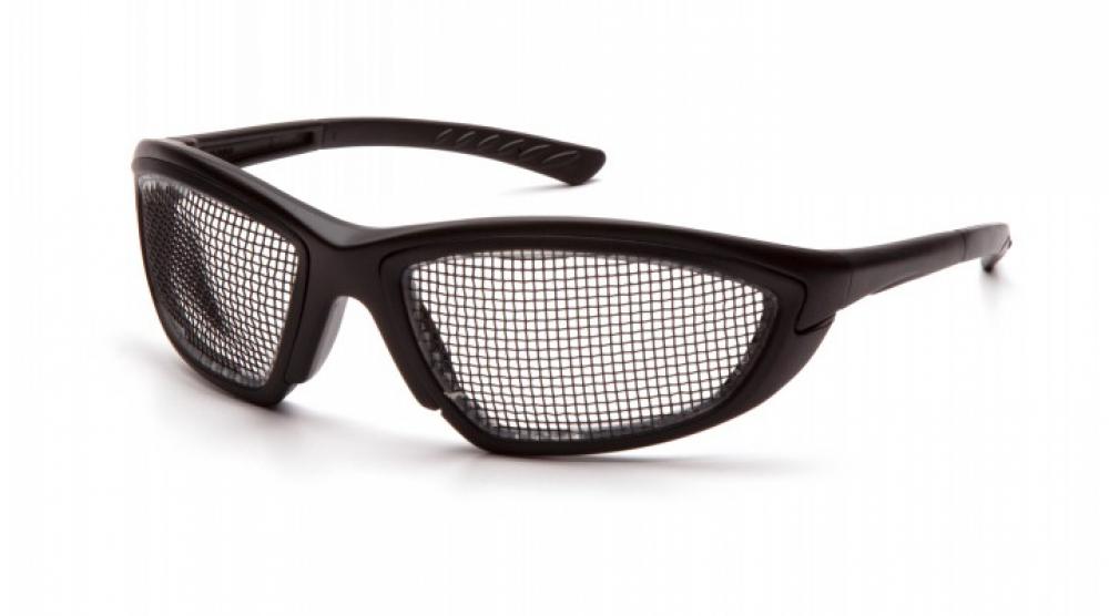 Trifecta- Black frame with Wire Mesh lens