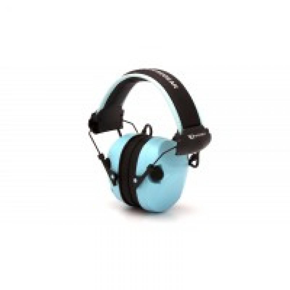 Venture Gear - Powder blue electronic earmuff with black headband