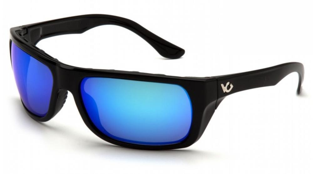 Venture Gear - Vallejo - Black Frame/Ice Blue Mirror Anti-Fog Lens