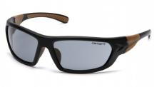 Pyramex Safety CHB220DCC - Carhartt - Carbondale - Safety Eyewear - Black and Tan Frame/Gray Lens