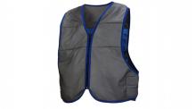 Pyramex Safety CV100M - Gray cooling vest size medium adjusts to XL