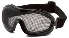 Pyramex Safety G9WMG - Wire Mesh Goggle - Black goggle with single wire mesh lens