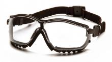 Pyramex Safety GB1810ST - V2G - Black Frame/Clear Anti-Fog Lens