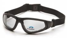 Pyramex Safety GB4010STR20 - XSG Reader - Black Frame/Clear Anti-Fog + 2.0 Lens