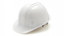 Pyramex Safety HP14110 - SL Series Hard Hat - White-Standard Shell 4 Pt Ratchet Suspension