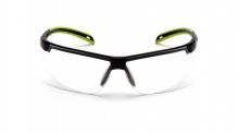 Pyramex Safety SBL8610DTM - Pyramex Safety- Ever-lite- Blk Lime Frame Clear H2MAX