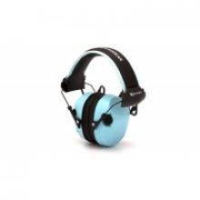 Pyramex Safety VGPME26 - Venture Gear - Powder blue electronic earmuff with black headband