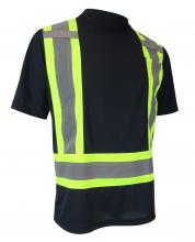 Jackfield 10-662R-N-3XL - SHORT SLEEVE T-SHIRT WITH REFLECTIVE STRIPES