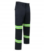 Jackfield 70-053R-40 - UNLINED PANTS WITH CARGO POCKETS AND REFLECTIVE STRIPES
