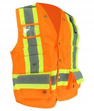 Jackfield 70-119-XL - Surveyor vest with 15 pockets