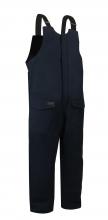 Jackfield 70-350-XL - QUILTED DUCK COTTON BIB PANTS WITH ZIPPER ON THE LEGS.