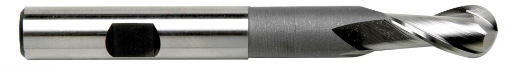 Sowa High Performance 3/4 x 5-3/8&#34; OAL 2 Flute Ball Nose Extended Shank Bright F