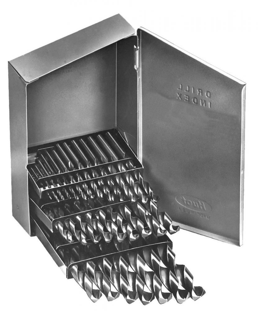 STM Premium 25 slot 1.0mm - 13.0mm Empty Metal Jobber Length Drill Set Case