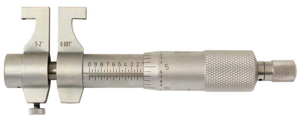 Asimeto 7203021 1-2&#34; Inside Micrometer With Caliper Style Jaws