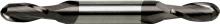 Sowa Tool 102-349 - Sowa High Performance 3/8 x 3-1/2" OAL 2 Flute Ball Nose Double End Regular Leng