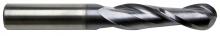 Sowa Tool 102-798 - Sowa High Performance 1 x 5" OAL 2 Flute Ball Nose Long Length TiAlN Coated Carb