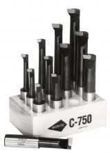 Sowa Tool 145-346 - Borite 9PC 1/2" Shank C6 Carbide Tipped Boring Bar Set