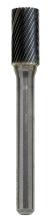 Sowa Tool 170-081 - STM SB-5 1/2" x 1/4" Shank Cylindrical End Cutting Carbide Standard Cut Burr