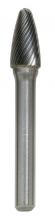 Sowa Tool 170-109 - STM SF-51 1/4" x 1/8" Shank Tree Radius End Carbide Standard Cut Burr