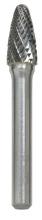 Sowa Tool 170-110 - STM SF-51 1/4" x 1/8" Shank Tree Radius End Carbide Double Cut Burr
