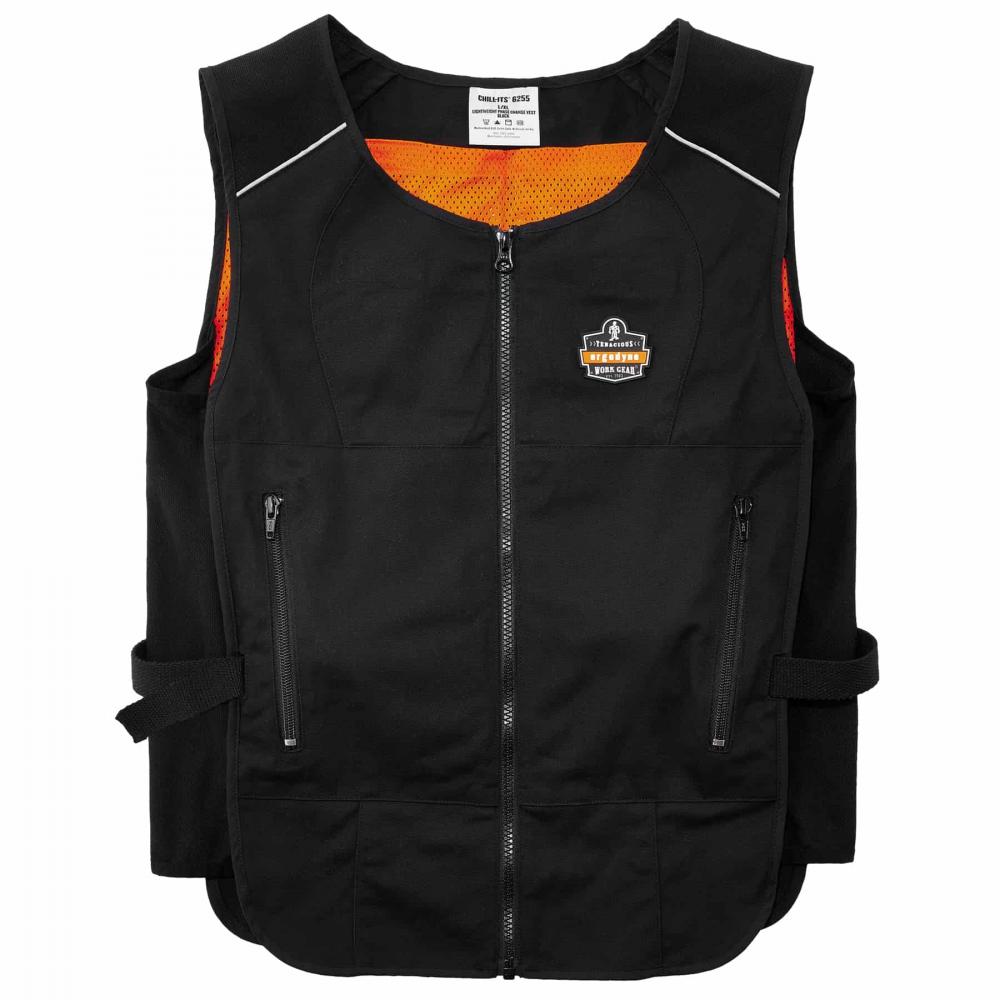6255 L/XL Black Lightweight Phase Change Cooling Vest Only