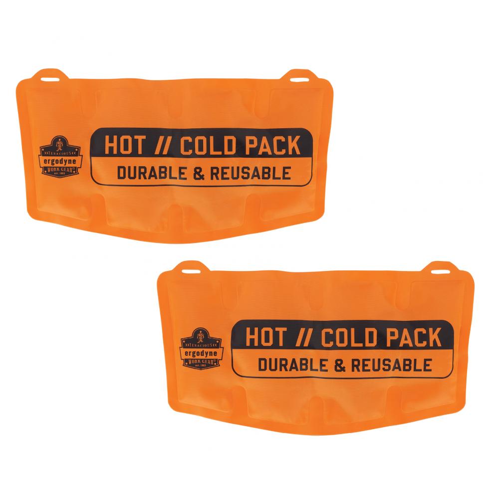 6275 Orange Reusable Hot Cold Pack Replacement 2-Pack