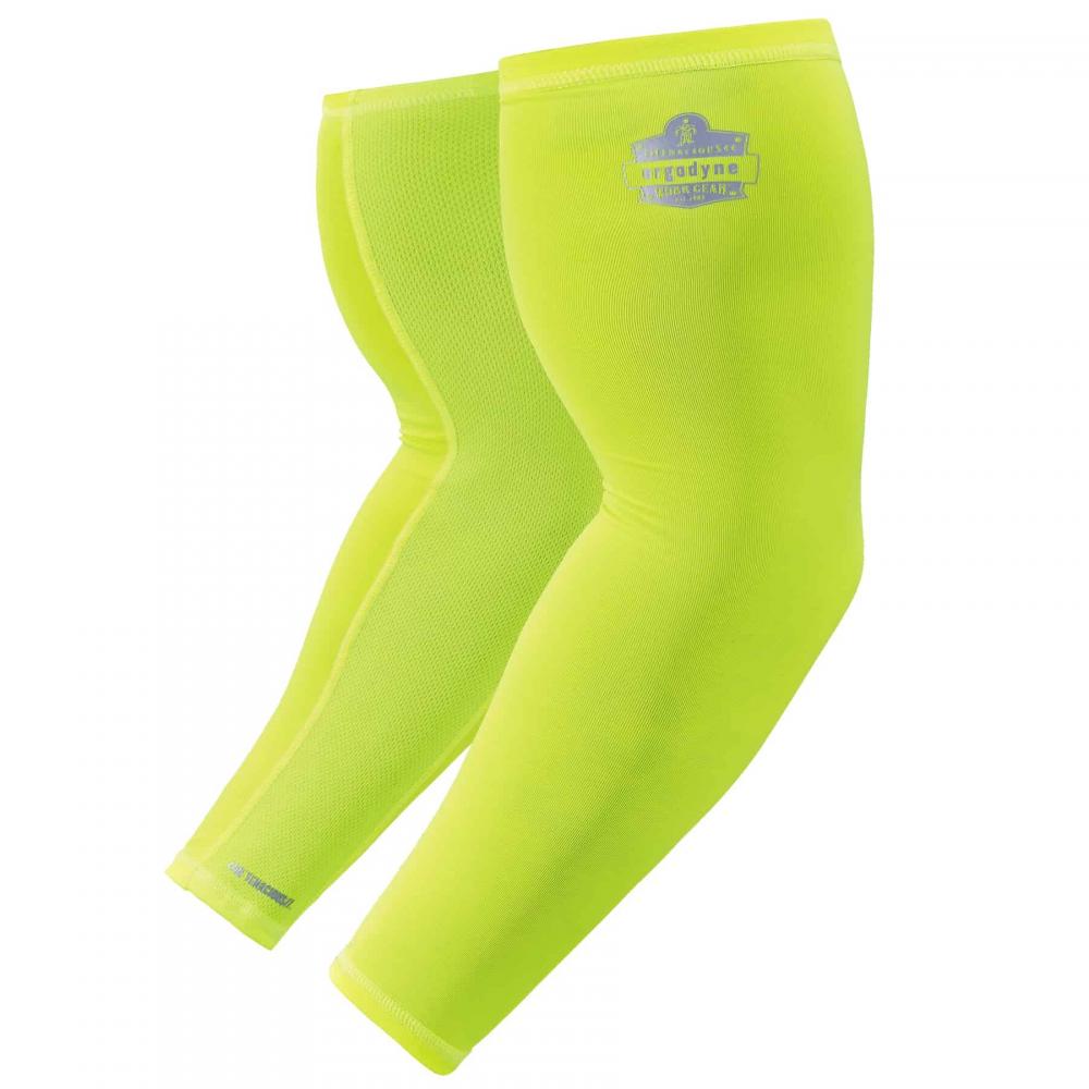6690 2XL Lime Cooling Arm Sleeves Performance Knit Pair
