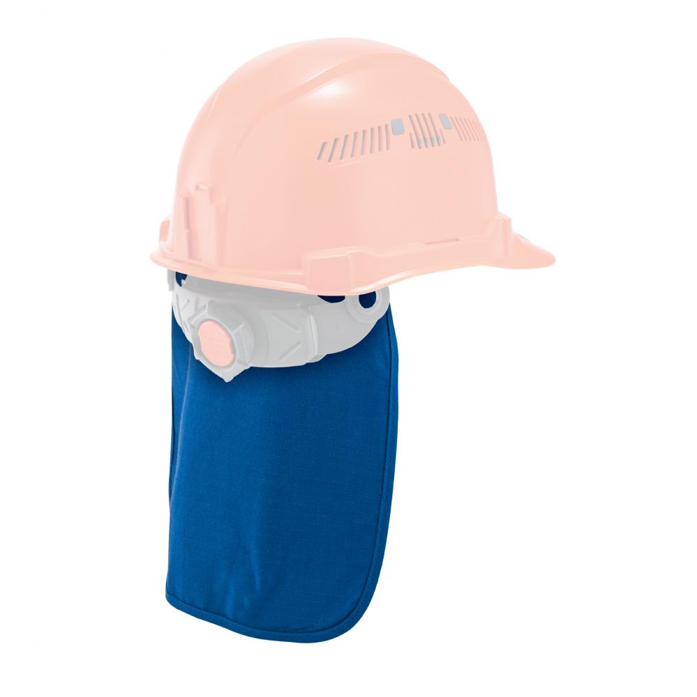 6717 Blue Cooling Hard Hat Pad and Neck Shade - Polymers