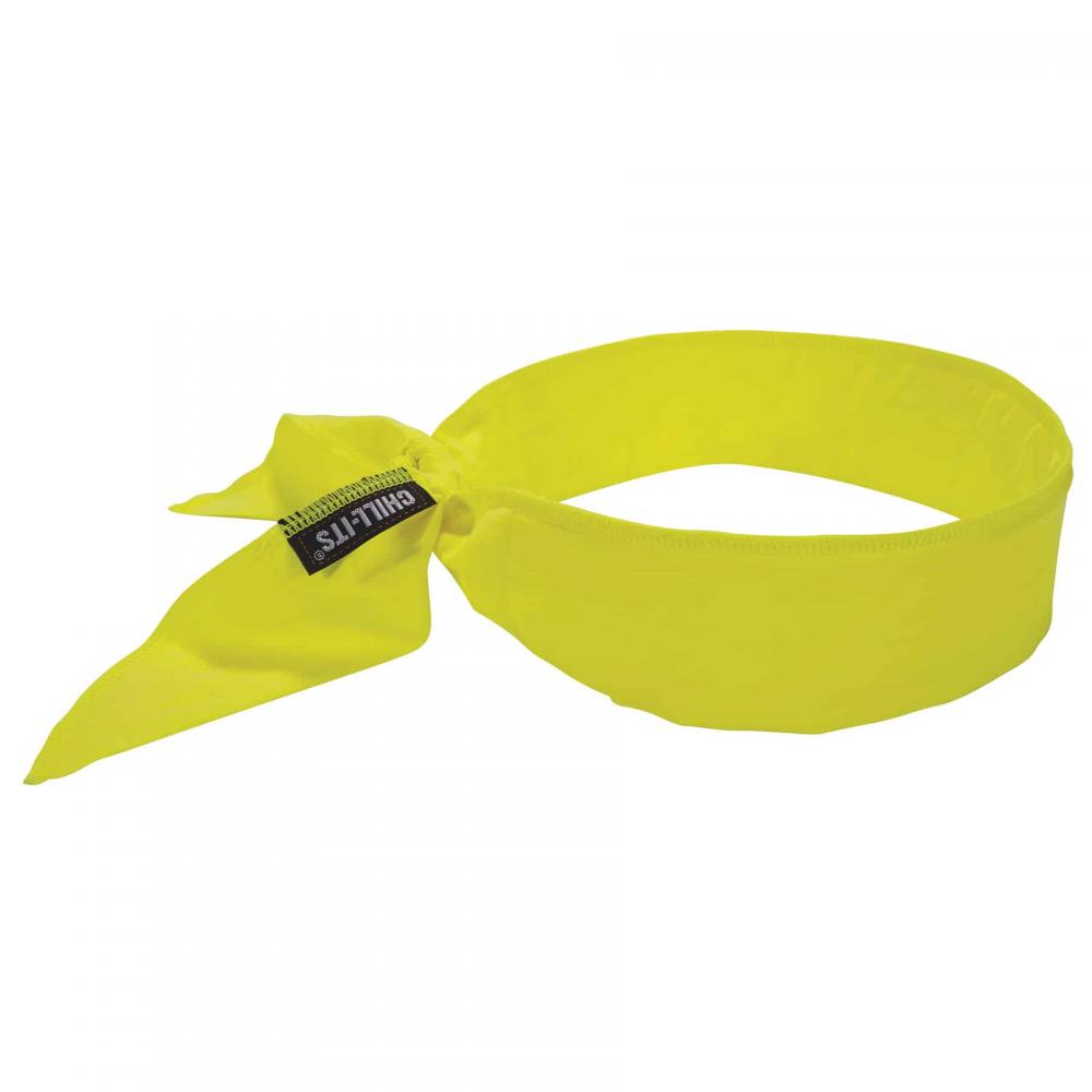 6702 Lime Cooling Bandana - Embedded Polymers - Tie