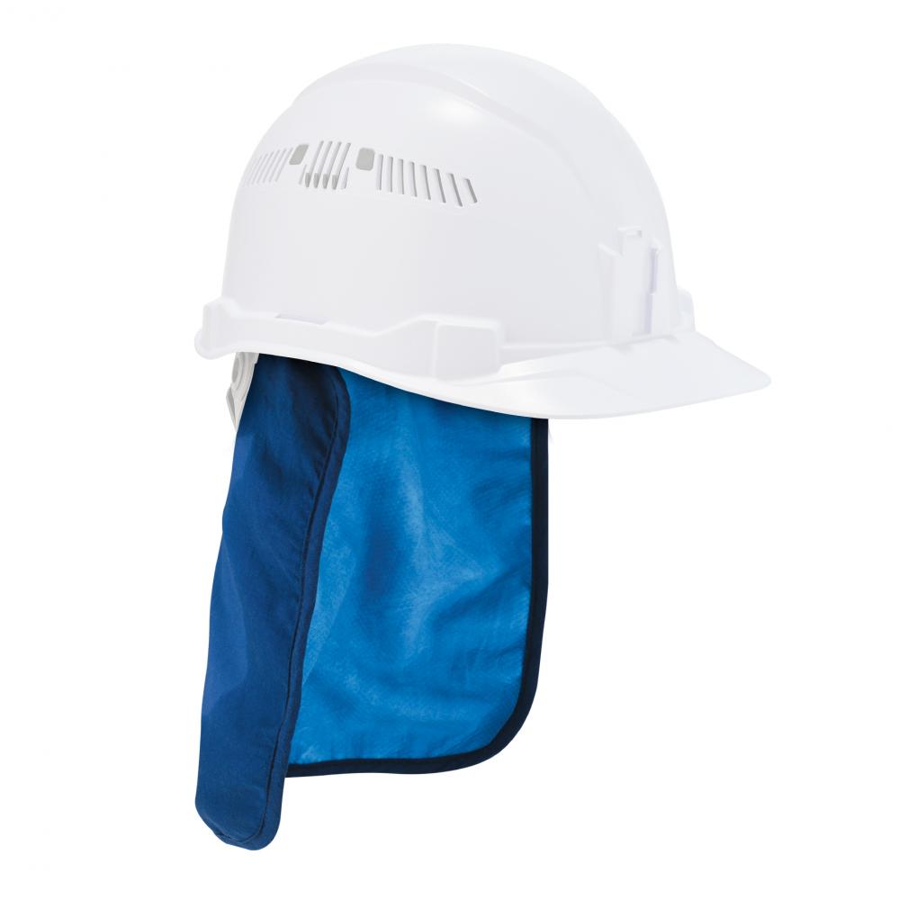 6717CT Blue Cooling Hard Hat Pad and Neck Shade - PVA