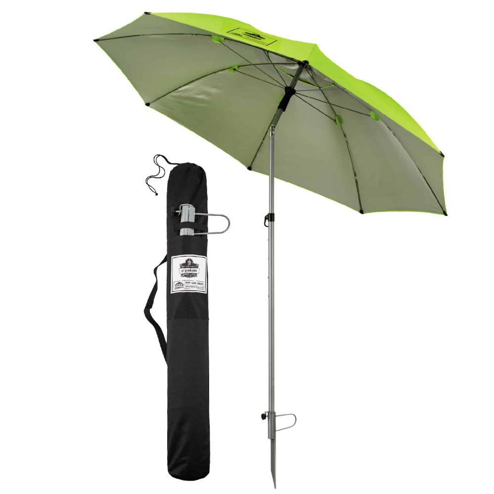 6100 LIGHTWEIGHT INDUSTRIAL UMBRELLA LIME / SHAX