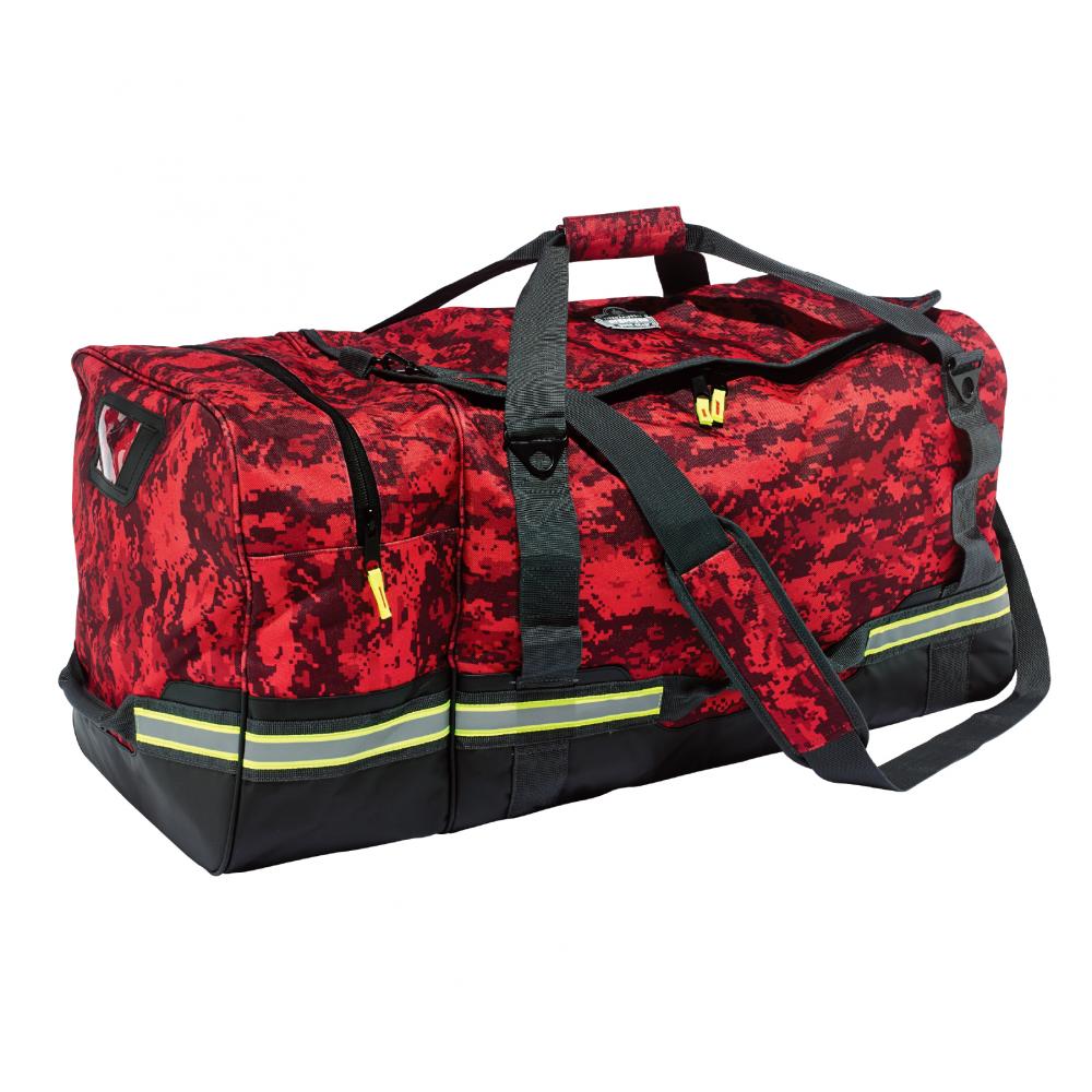 5008 Red Camo Firefighter Turnout Bag - Work Gear, 126L